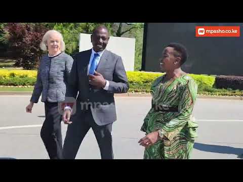 PRESIDENT RUTO, FIRST LADY AND DAUGHTERS AT TYLER PERRY STUDIOS