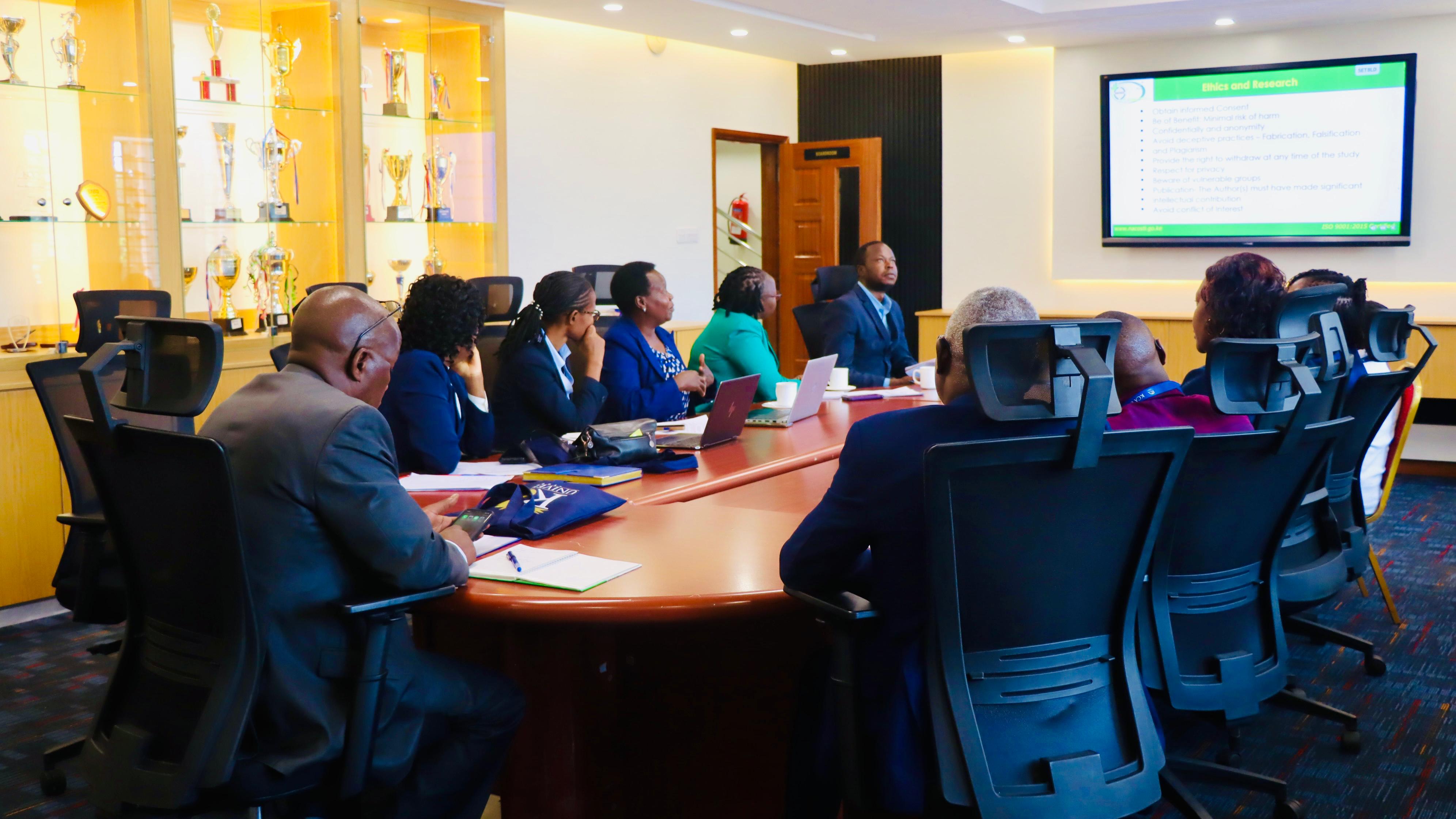 NACOSTI accredits KCA University’s ISERC to review research proposals