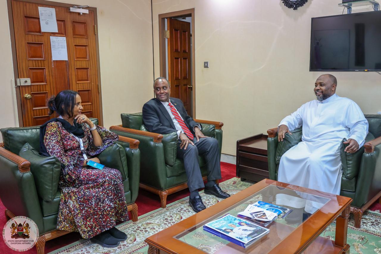 Kenyan delegation pays courtesy call to Kenyan Mission in Riyadh