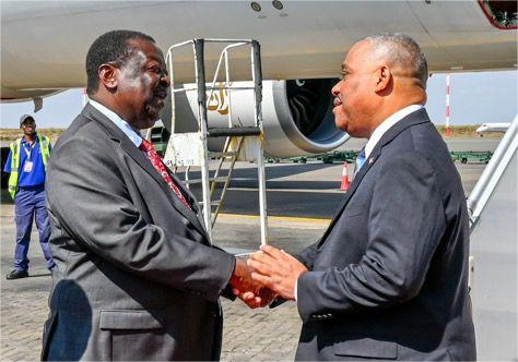 Haiti Prime Minister Conille has arrived in Kenya