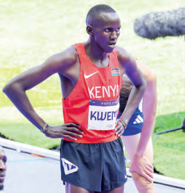 Ronald Kwemoi at the 2024 Paris Olympic Games