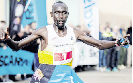 Patrick Kipng’eno wins a past race