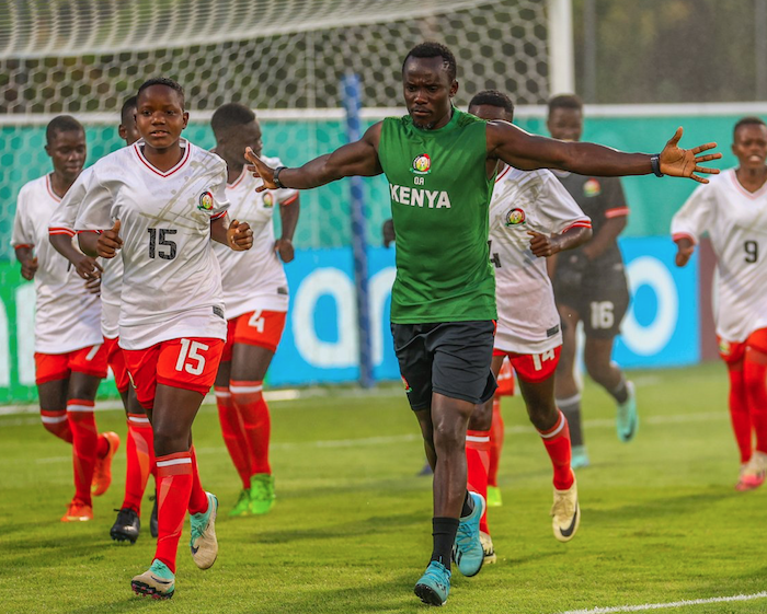 Junior Starlets during a training session