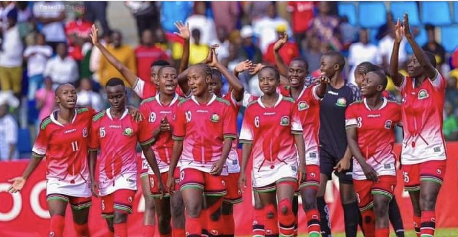 Junior Starlets celebrating in a past match.