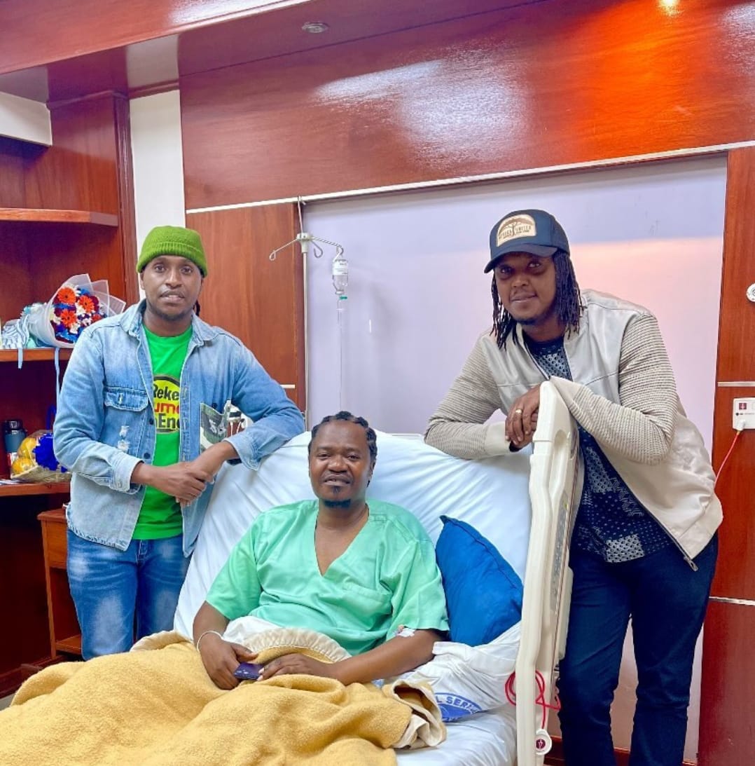 Jua Cali atoa taarifa huku familia, marafiki na wasanii wenzake wakimtembelea hospitalini