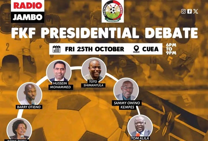 FKF yafafanua lengo la mdahalo wa wagombea urais utakaofanyika LIVE kupitia Radio Jambo