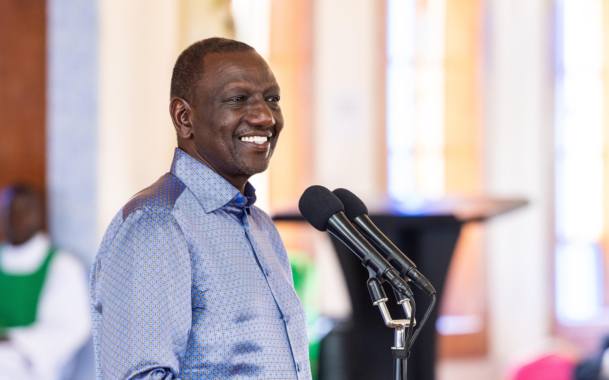 Hatukuji kanisani kutafuta kura bali kwa sababu tuko na mpango wa kuenda mbinguni – Ruto (video)