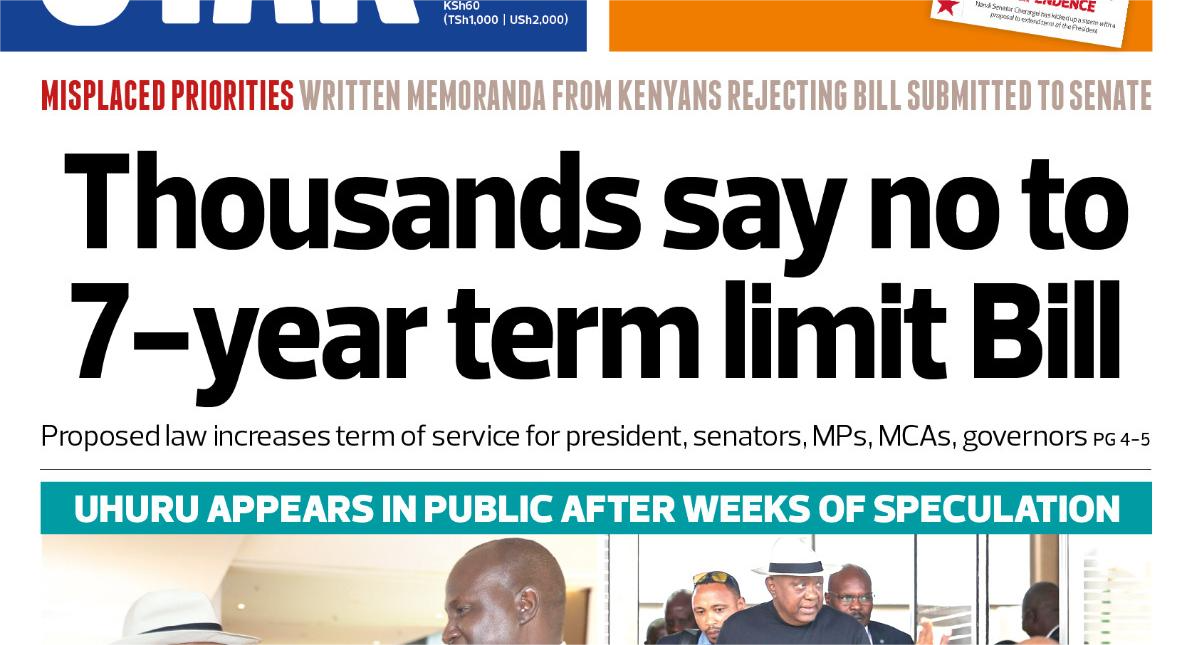 News Brief: Thousands say no to 7-year term limit Bill
