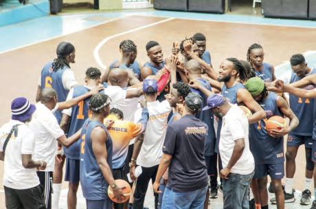 Thunder players during a recent match