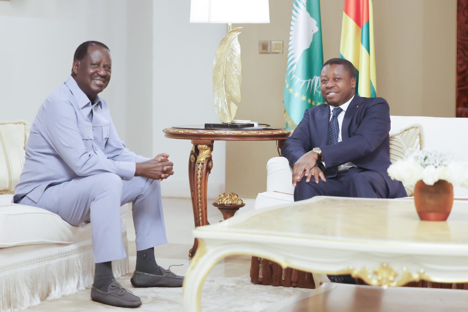 Raila Odinga akutana na rais wa Togo huku akiendelea kujipigia debe kwa kiti cha AUC