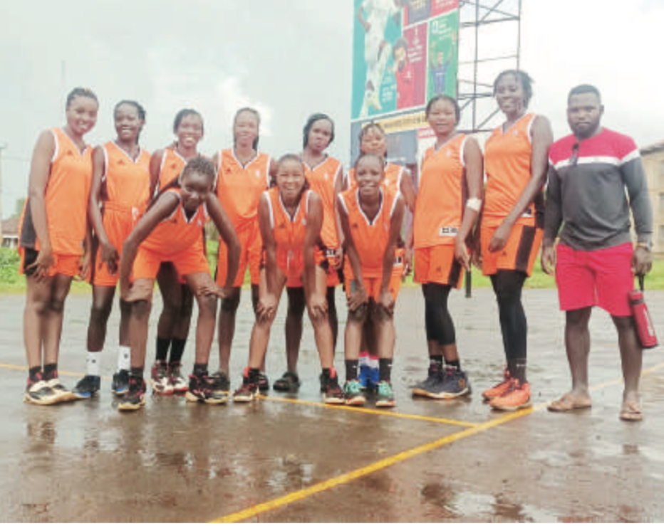 Kisii University’s basketball team during a recent KUSF Western Conference Competition