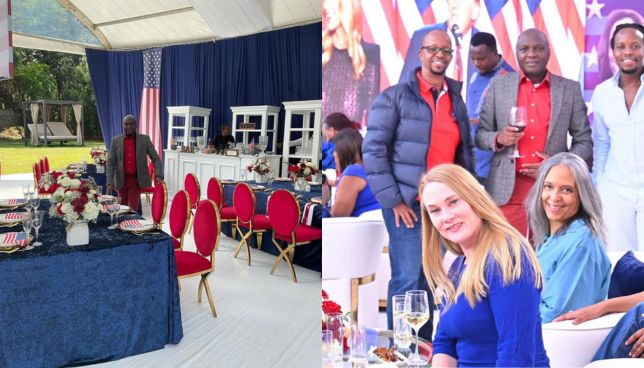 Donald Kipkorir throws lavish party to celebrate Trump's win