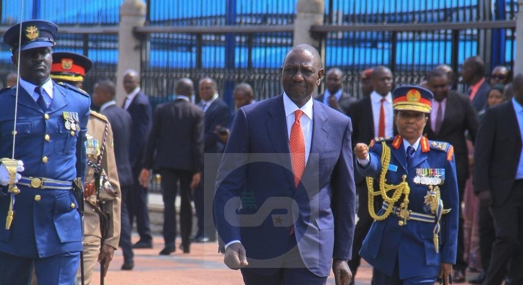[PHOTOS] Ruto at Parliament for State of the Nation address