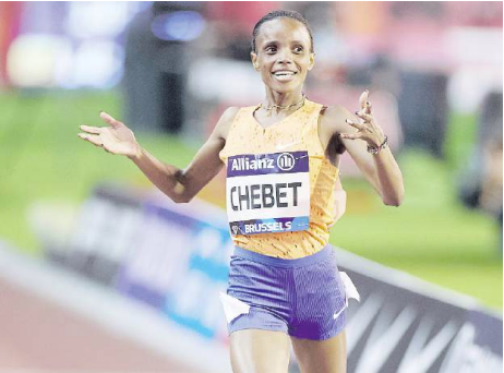 Double Olympic champion Beatrice Chebet
