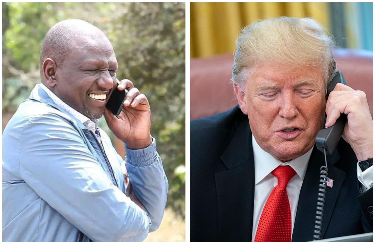 Maelezo ya mazungumzo ya simu ya Rais William Ruto na Donald Trump