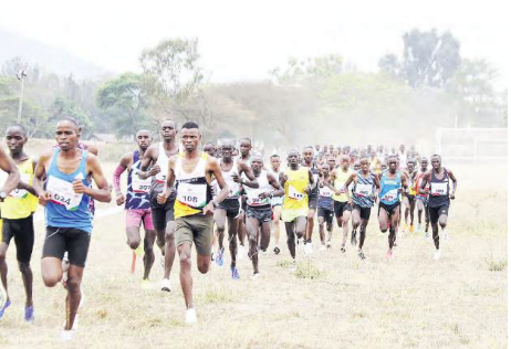Athletes during a first AK cross country meeting in Machakos