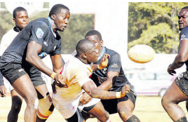 Steve Odhiambo of Nondies tackeled by Mwamba players in a past clash
