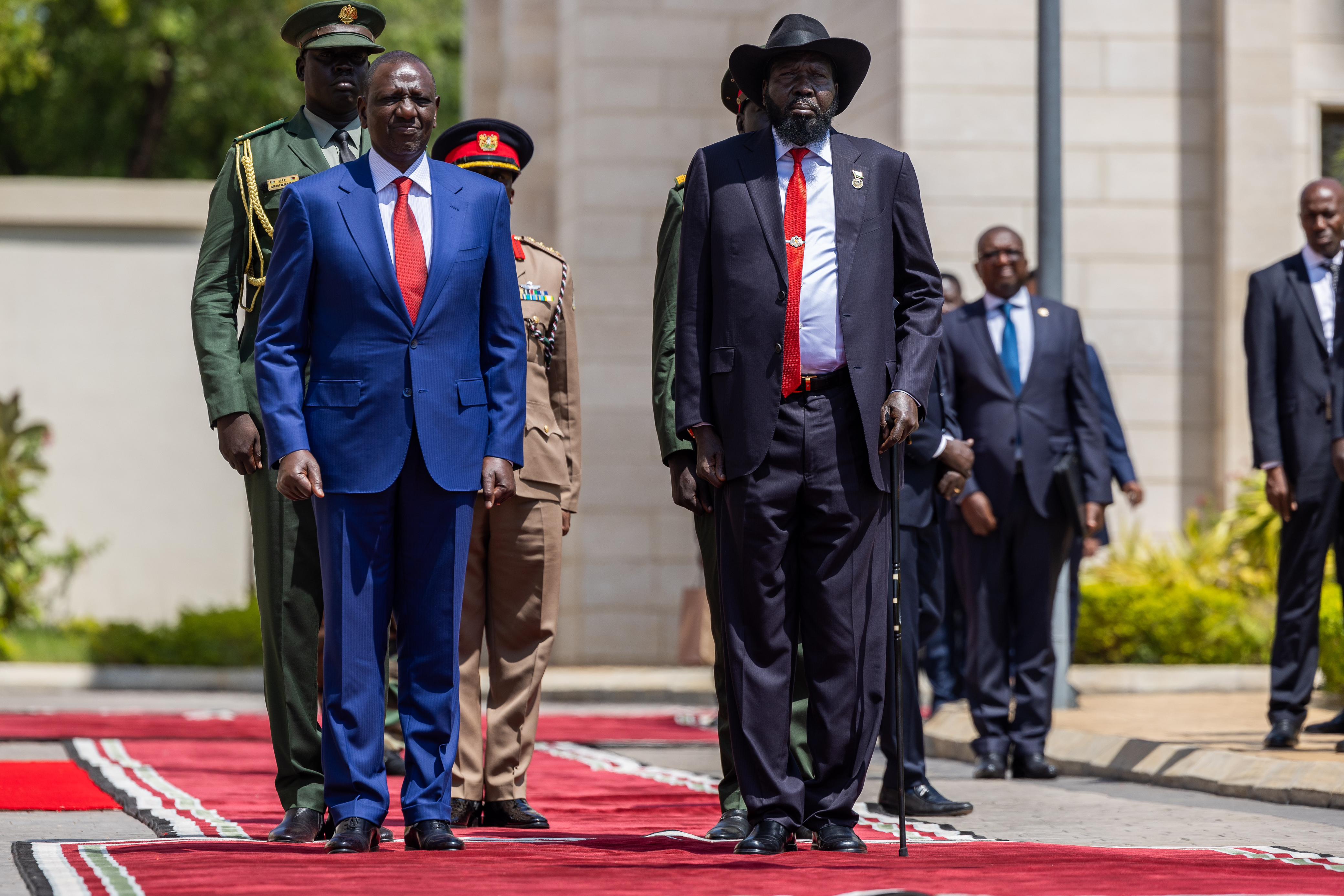 PHOTOS: How Ruto was received in Juba