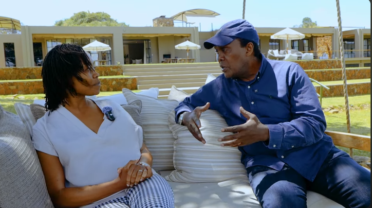 Fans excited about Jeff Koinange's new found love in Masai Mara