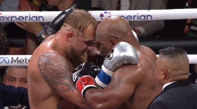 Jake Paul beats Mike Tyson, 58, on points in drab contest