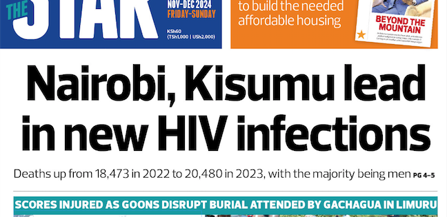 News Brief: Nairobi, Kisumu lead in new HIV infections