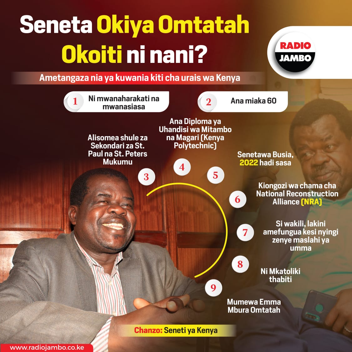 Mfahamu kwa undani Seneta Okiya Omtatah
