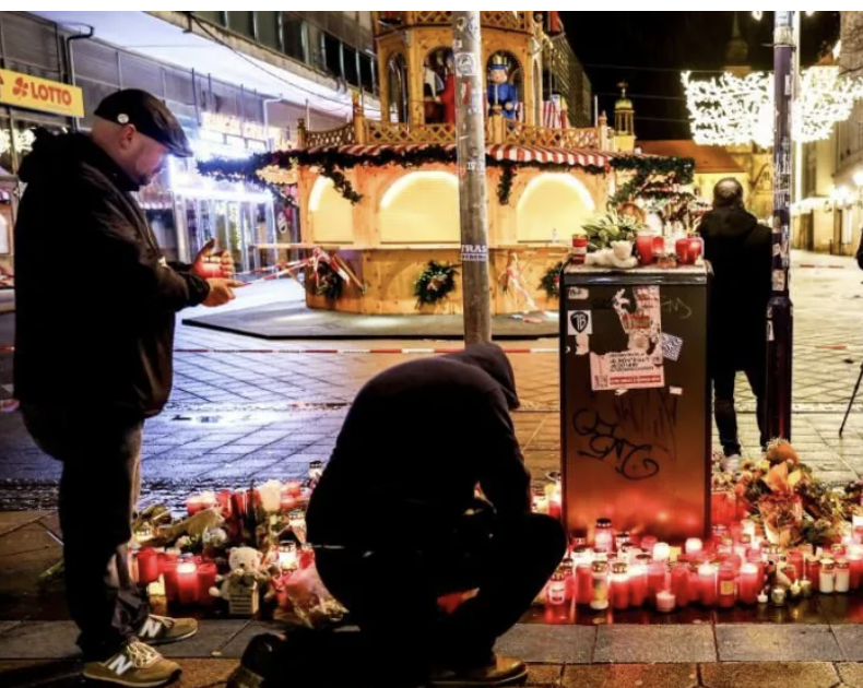 Grief and anger in Magdeburg after Christmas market attack
