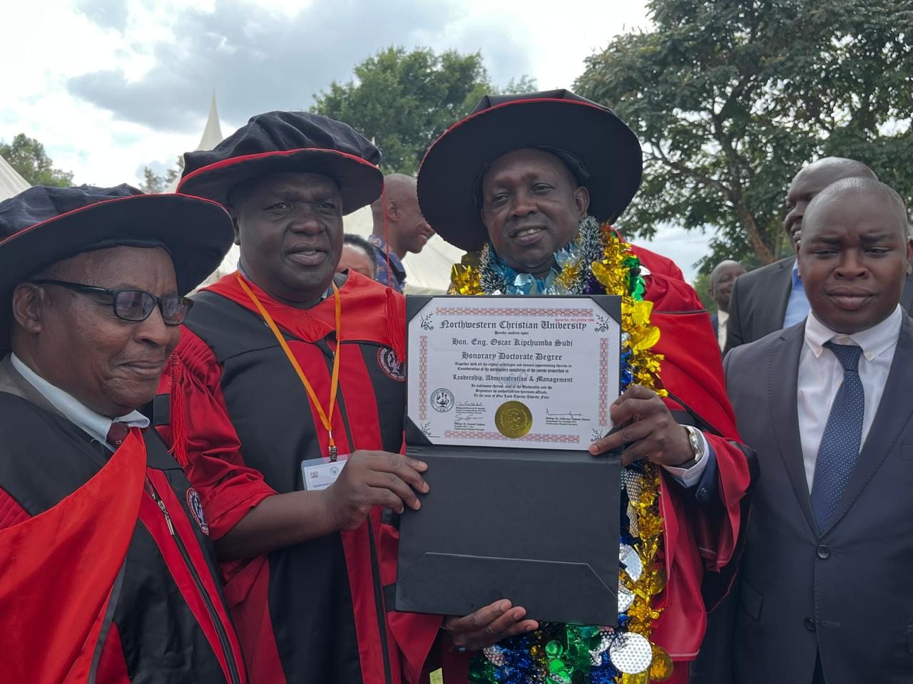 Row over MP Oscar Sudi’s honorary degree