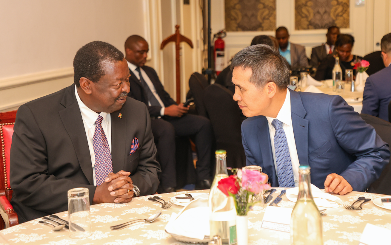 Mudavadi hosts dinner for outgoing Chinese envoy