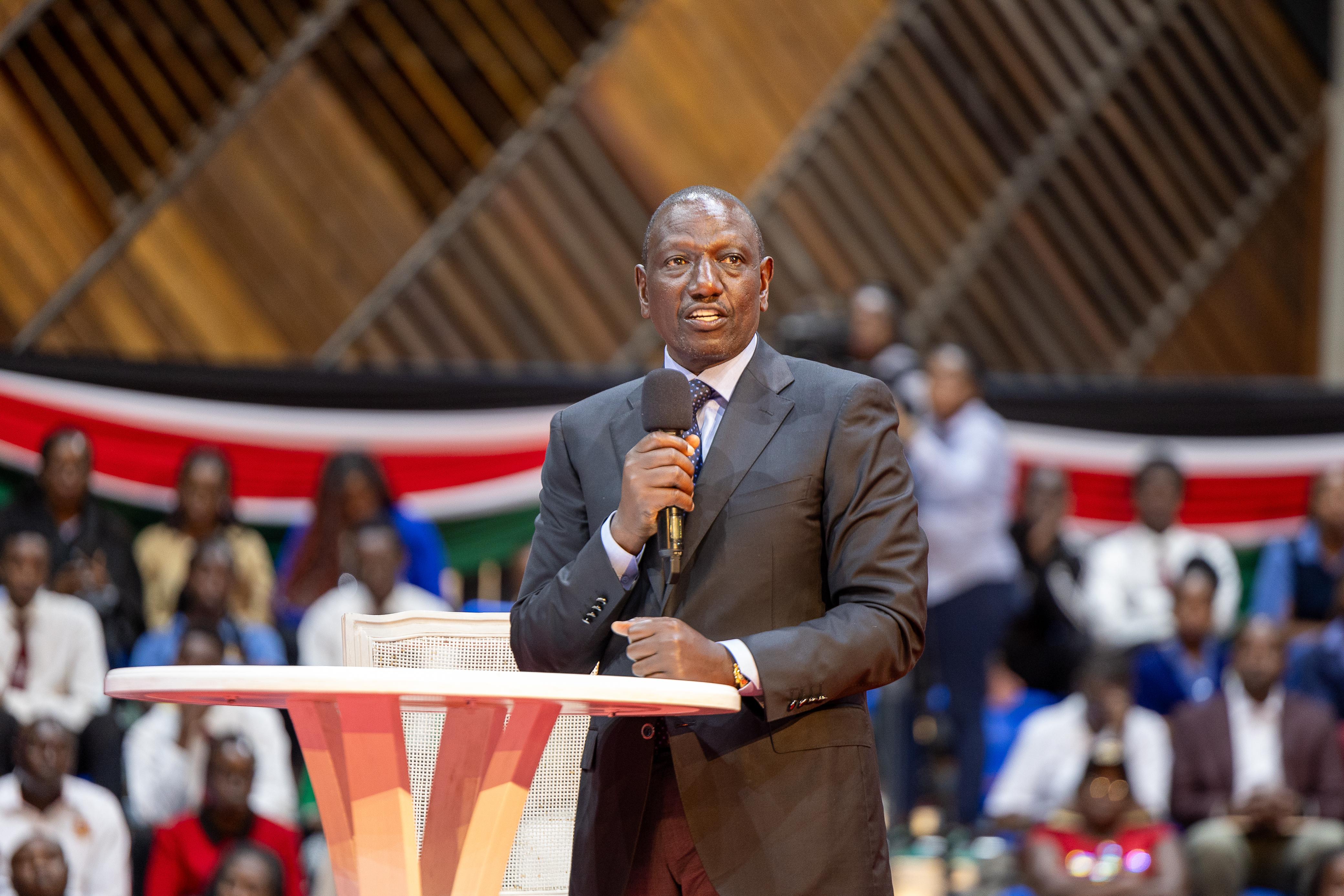 [PHOTOS] A sneak peek into Ruto's townhall meet at KICC