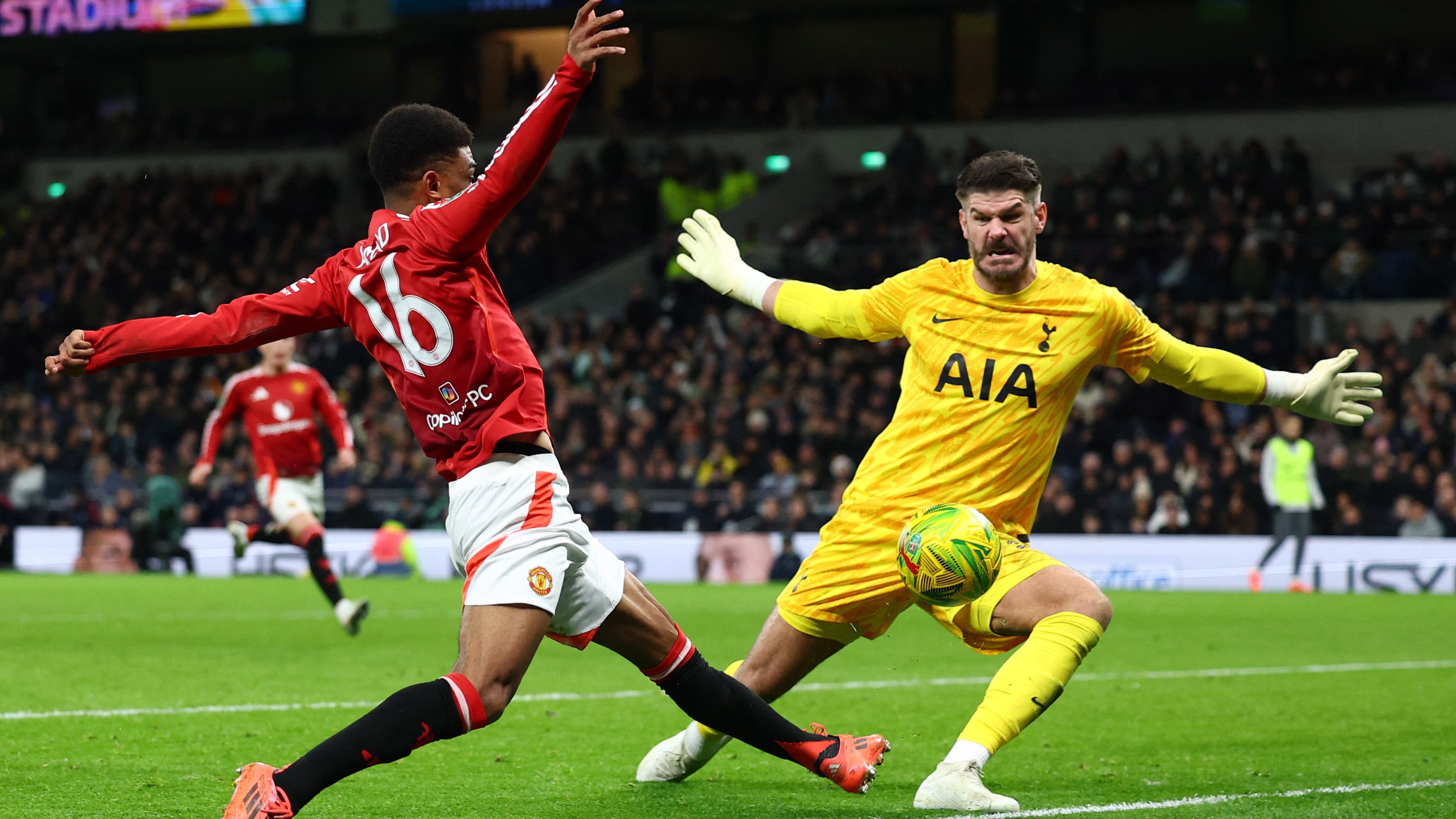 Tottenham Yaibamiza Man Utd Mabao 4-3 Na Kuitupa Nje Ya Kombe La Carabao