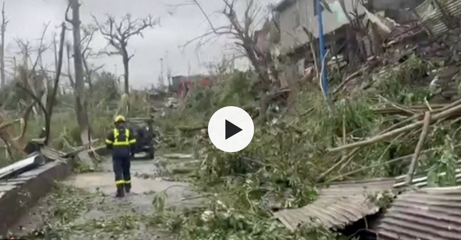 'It feels like nuclear war aftermath' say devastated island's residents