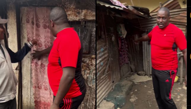 Terence Creative visits slum he used to reside in