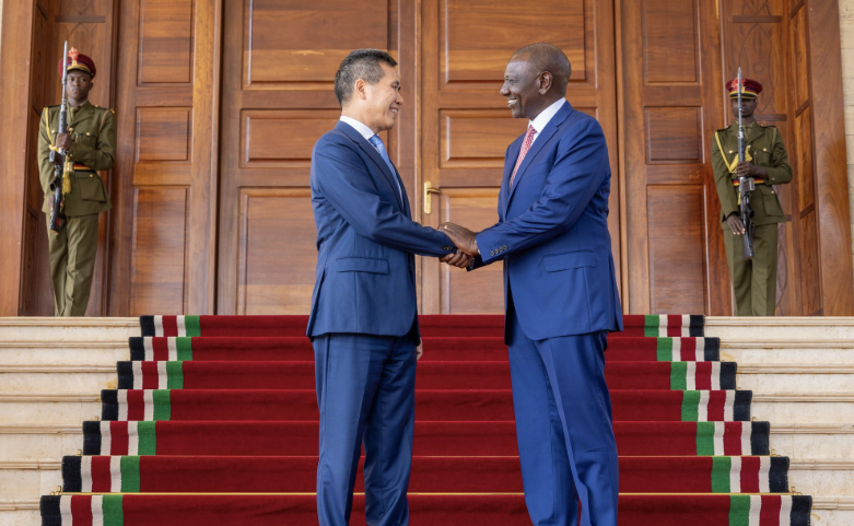 Ruto bids farewell to outgoing Chinese envoy
