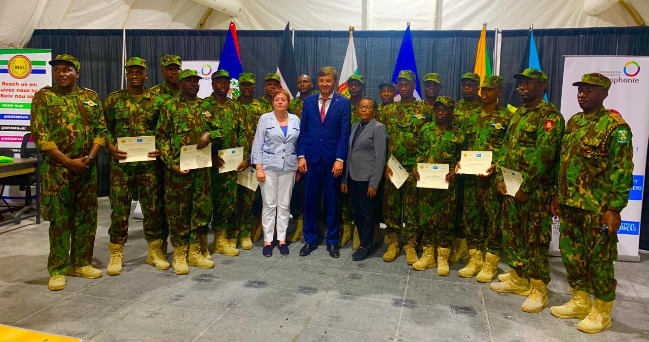 Boost as Kenya police in Haiti trained in French, Creole