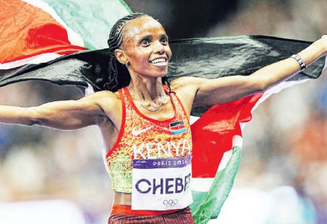 Beatrice Chebet at the Paris Olympic Games /FILE
