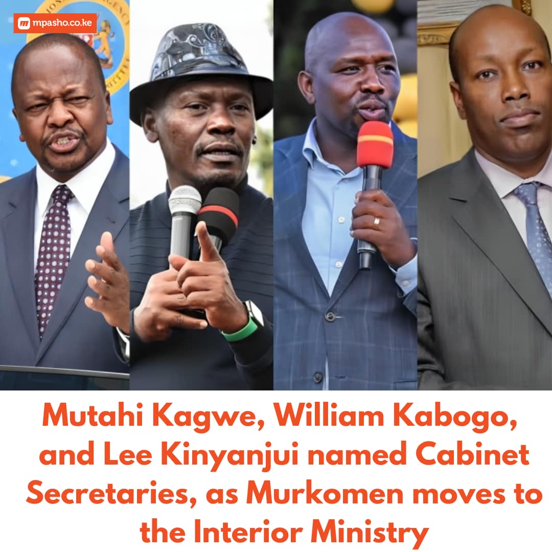 Kenyans React to Ruto Cabinet Reshuffle