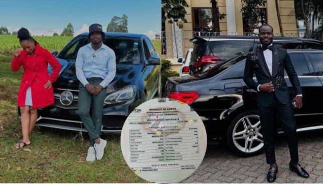 Mulamwah produces Logbook for his Mercedes amid repossession reports