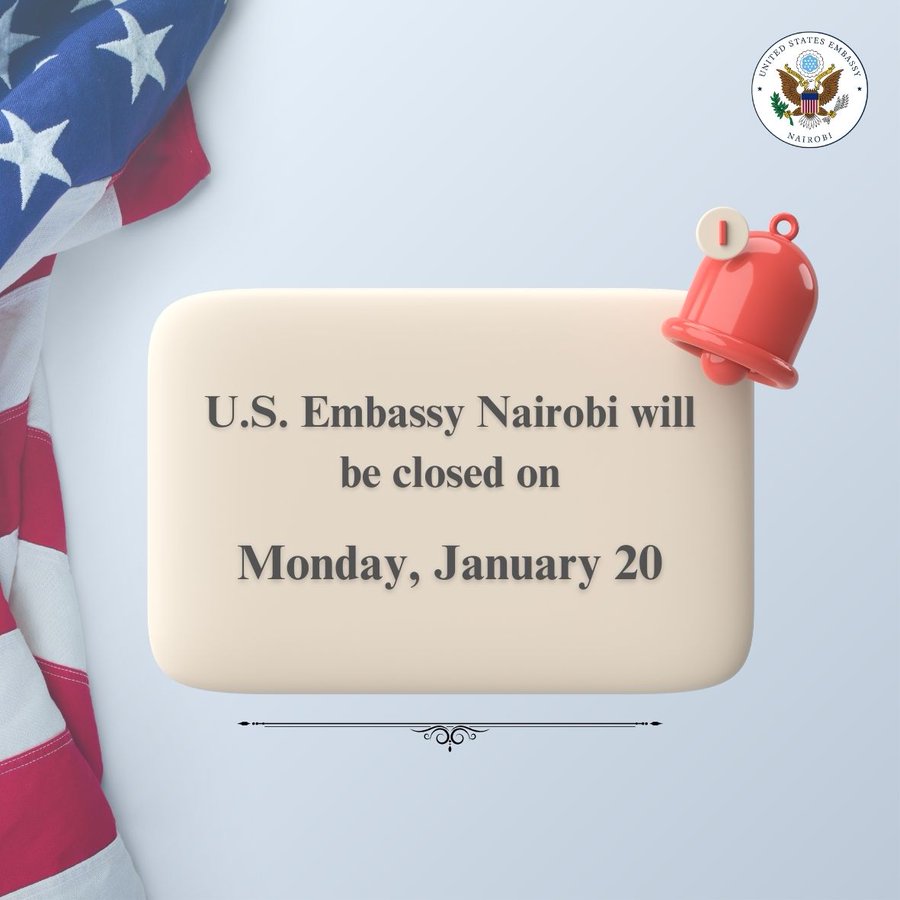 Why US embassy will be closed on Monday