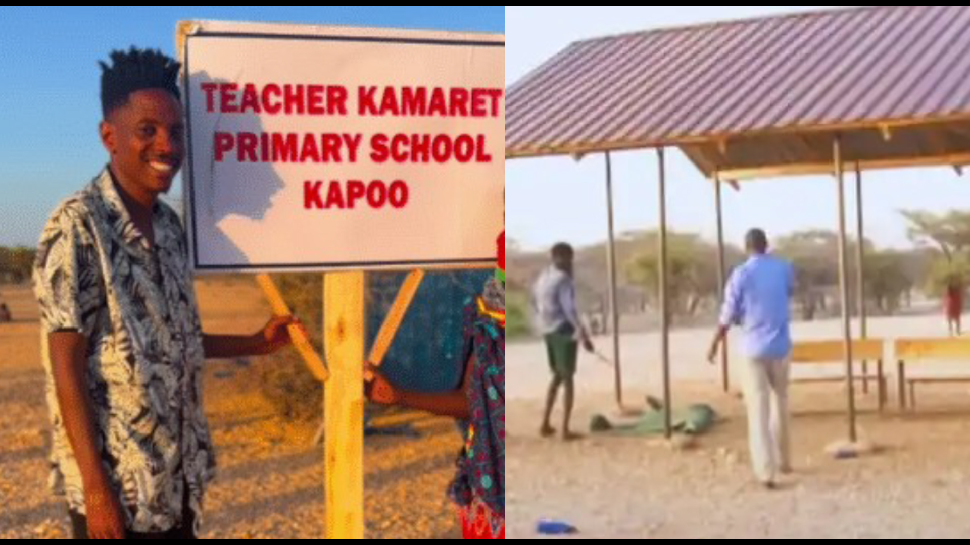 Eric Omondi Avunja Kimya Baada Ya Serikali Ya Kaunti Ya Turkana Kubomoa Darasa Alilojenga