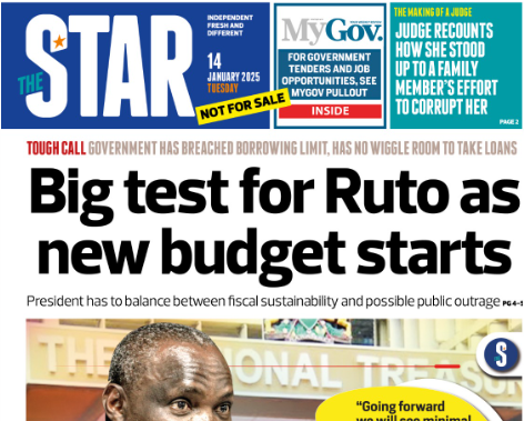 News Brief: Big test for Ruto as new budget starts