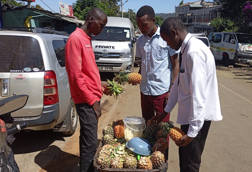 Lang'at: Resilent man earning a living from pineapples