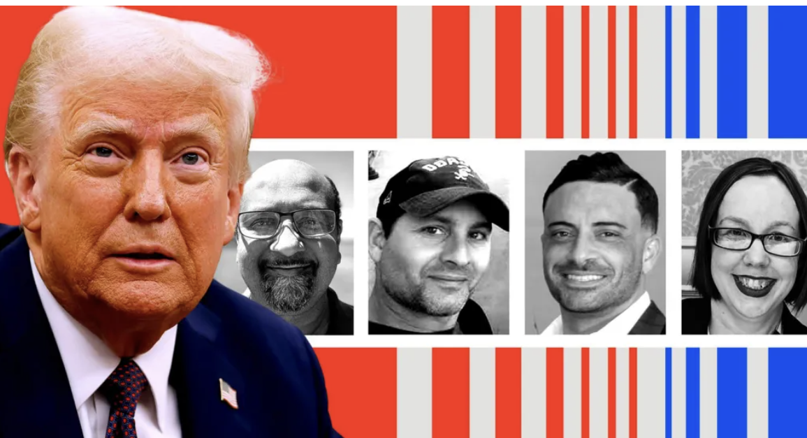 Thrilled, scared and unsurprised: Americans react to Trump's first week