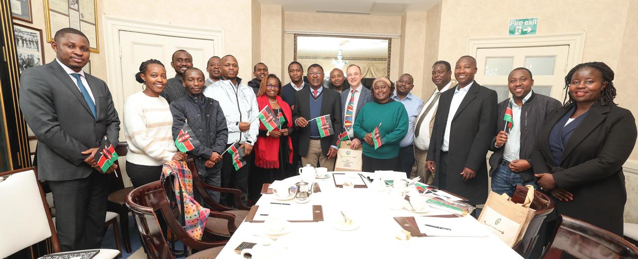 Wetang’ula meets Kenyans in Guernsey, Channel Islands