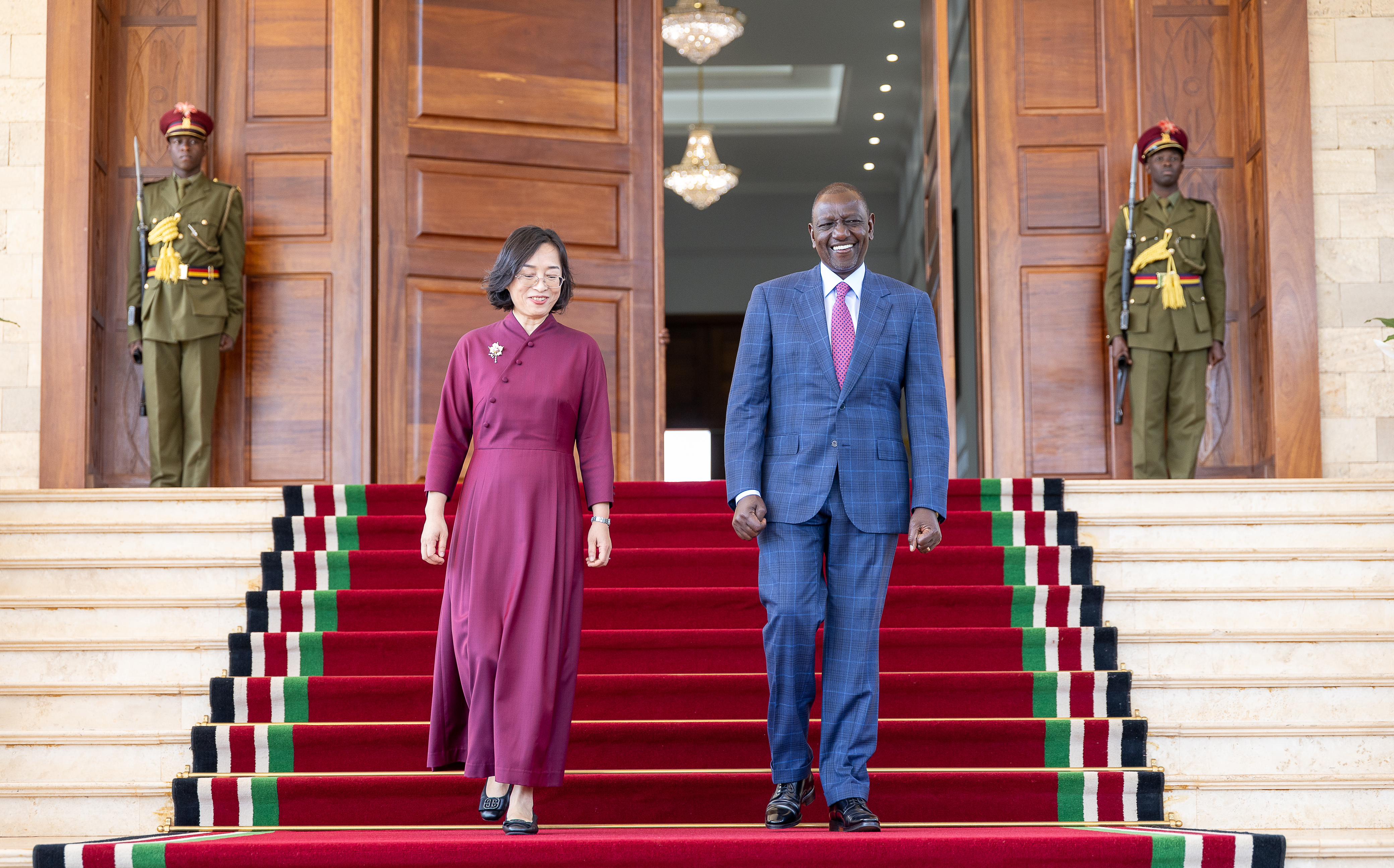 [PHOTOS] Ruto holds meeting with new Chinese envoy