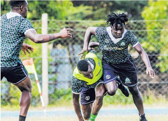 Gor Mahia players during a training session /@OFFICIALGMFC