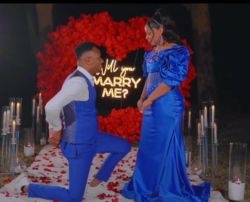 Mshangao huku DJ Mo akimvisha pete ya uchumba Size 8 miezi 6 baada ya kutengana