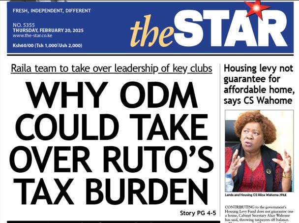 News Brief: Why ODM could take over Ruto's tax burden