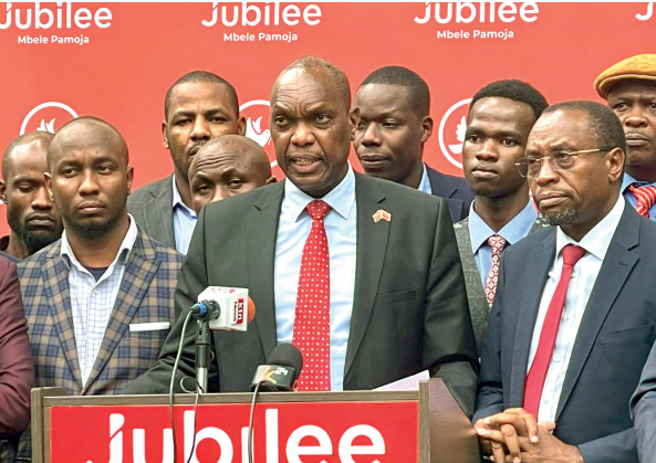 Major twist as Uhuru party backs Matiang’i