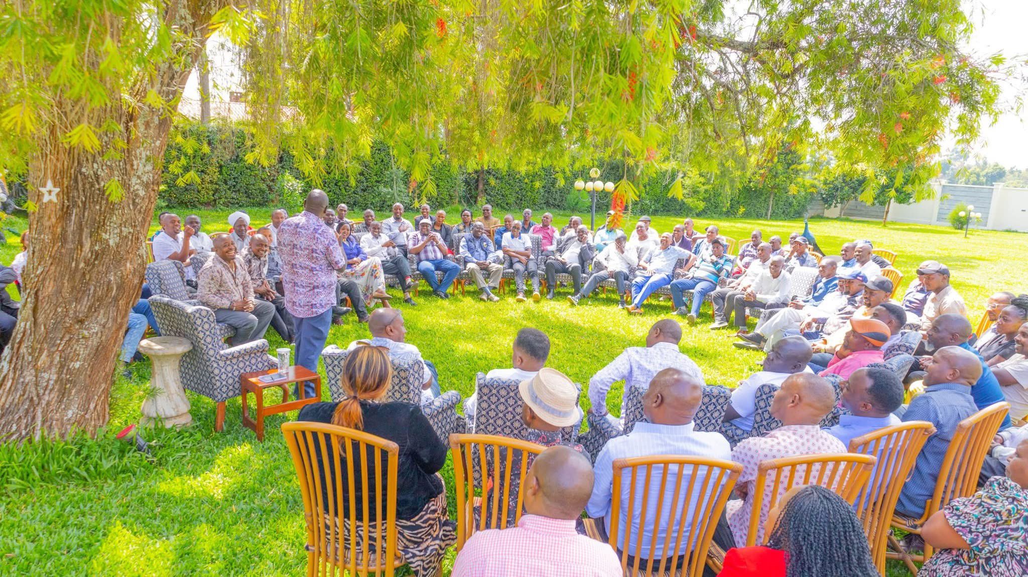 Gachagua hosts 80 former Nairobi councillors